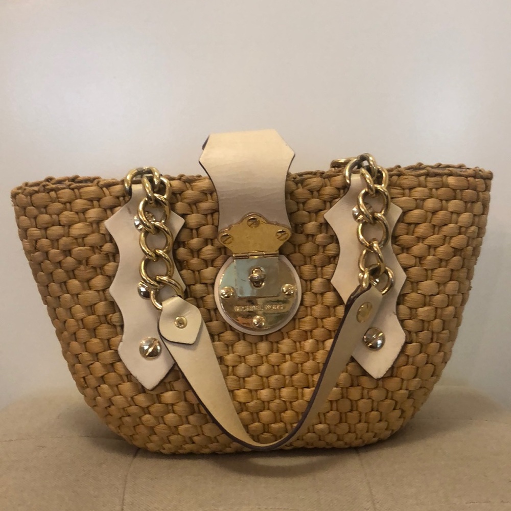 Michael Kors Straw Tote